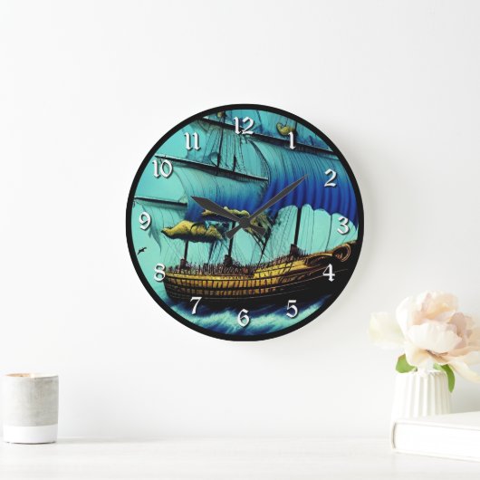 Tallschiff Große Wanduhr (Zuhause)