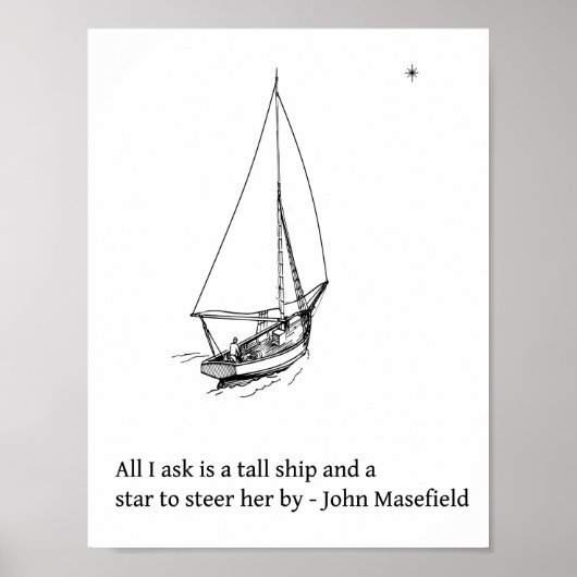Tallship-Plakat Poster (Vorne)