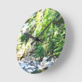 Talluah Gorge Runde Wanduhr (Winkel)