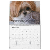 Tallulah Bean Calendar Niedlich Shih Tzu Kalender (Mär 2026)