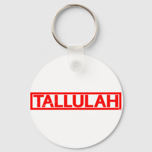 Tallulah-Briefmarke Schlüsselanhänger