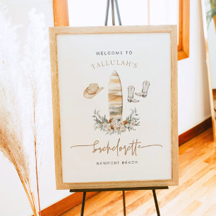 TALLULAH Cowgirl Bachelorette Willkommen Poster