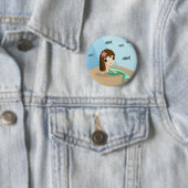 Tallulah der Meerjungfrau-Knopf Button (Beispiel)