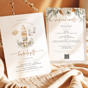 TALLULAH Earthy Boho Coastal Cowgirl Bachelorette Einladung