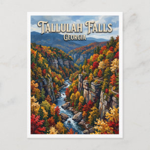 Tallulah Gorge Georgia Postkarte