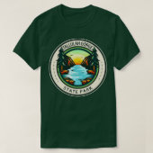 Tallulah Gorge Staat Park Georgia Abzeichen TShirt (Design vorne)