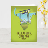 Tallulah Gorge Staat Park Karte (Gelbe Blume)