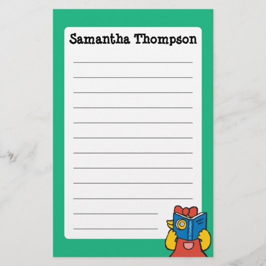 Tallulah macht ein lustiges Gesicht Briefpapier (Vorderseite)