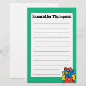 Tallulah macht ein lustiges Gesicht Briefpapier (Vorne/Hinten)