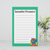 Tallulah macht ein lustiges Gesicht Briefpapier (Stehend Vorderseite)