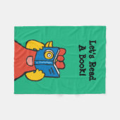 Tallulah macht ein lustiges Gesicht Fleecedecke (Vorderseite (Horizontal))