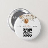 TALLULAH Terracotta Kaufen Sie die Braut einen Dri Button (Vorne & Hinten)