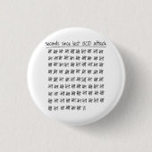 Tally der Zwangsstörung-OCD Button (Vorderseite)