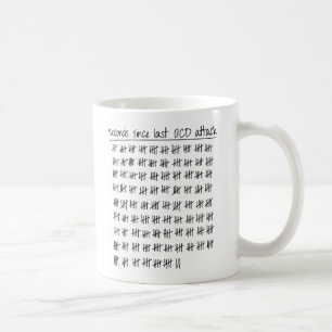 Tally der Zwangsstörung-OCD Kaffeetasse
