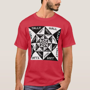Tally Hall Schwarz-Weiß Poster T-Shirt