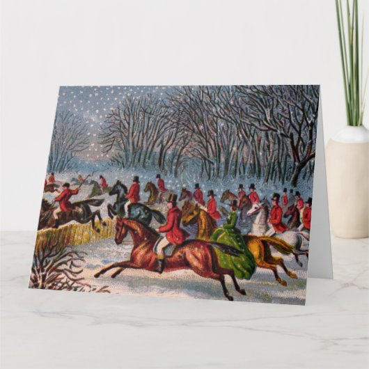 Tally-Ho Big Grußkarte Karte (Vorderseite)