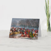 Tally-Ho-Grußkarte Karte (Vorderseite)