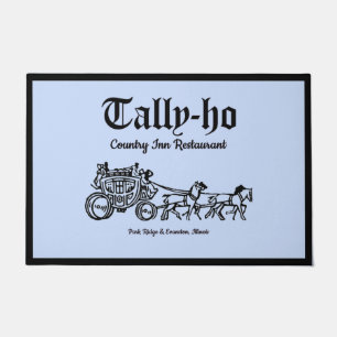 Tally-Ho Restaurant, Park Ridge & Evanston, IL Fußmatte
