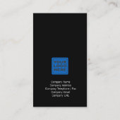 Tally Machine Accounting Brawn Business Card Visitenkarte (Rückseite)