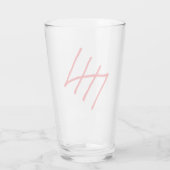 Tally Marks Vector Clipart Tumbler (Rückseite)