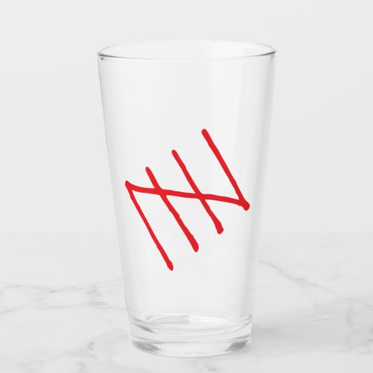 Tally Marks Vector Clipart Tumbler (Vorderseite)