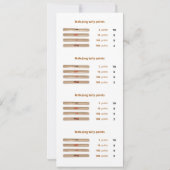 Tally Milliamperestunde-Jong zeigt Karte - 1 (Rückseite)