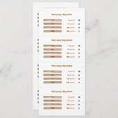 Tally Milliamperestunde-Jong zeigt Karte - 1 (Vorne/Hinten)