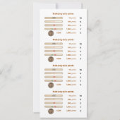 Tally Milliamperestunde-Jong zeigt Karte - 3 (mit (Rückseite)