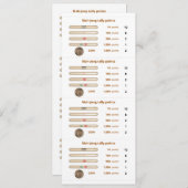 Tally Milliamperestunde-Jong zeigt Karte - 3 (mit (Vorne/Hinten)