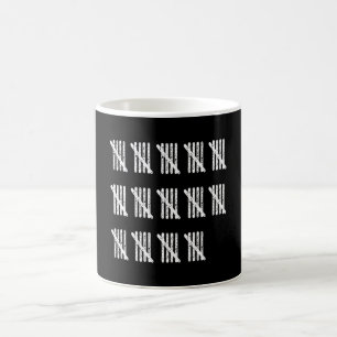 TALLY SHEET 70 Geburtstagsgeschenk-Gamer-Vater Kaffeetasse