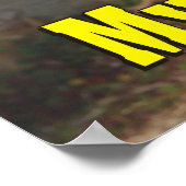 Tallyho Mein Beagle Hintern! Grumpy Beagle Poster (Ecke)