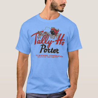 TallyHo Porter Beer Retro Defunkt Breweriana T-Shirt