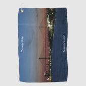 Talmadge Bridge Golf Handtuch (Vorderseite)