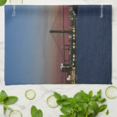 Talmadge Bridge Küchentuch (Gefaltet)