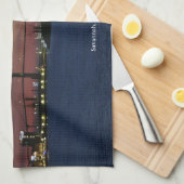 Talmadge Bridge Küchentuch (Viertel Falte)