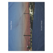 Talmadge Bridge Tischdecke (Vorderseite)