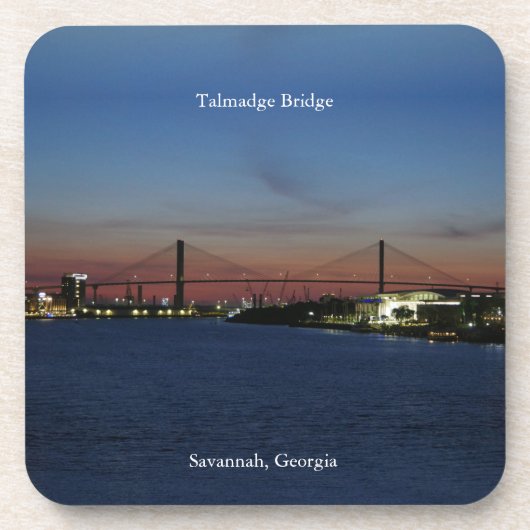 Talmadge Bridge Untersetzer (Vorderseite)