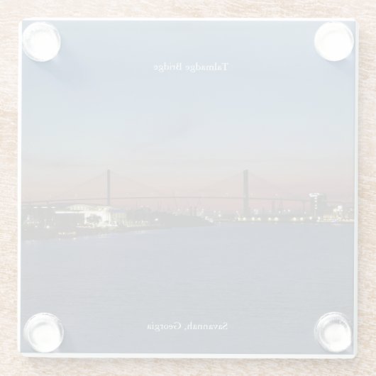 Talmadge Bridge Untersetzer (Rückseite)