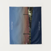 Talmadge Bridge Wandteppiche (Vorderseite)