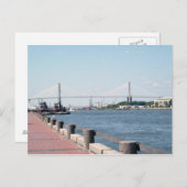 "Talmadge Erinnerungsbrücke " Postkarte (Vorne/Hinten)