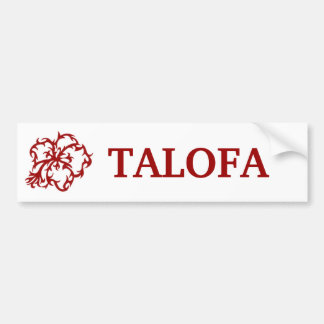 TALOFA AUTOAUFKLEBER