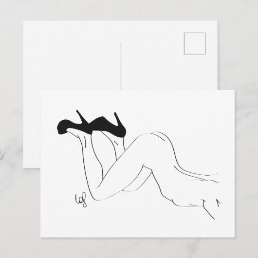 Talons pointes postkarte (Vorne/Hinten)