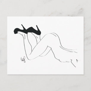 Talons pointes postkarte