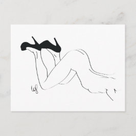 Talons pointes postkarte