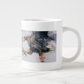 Talons - Weiß angebundenes Meer Eagle 2001 Jumbo-Tasse (Rechts)