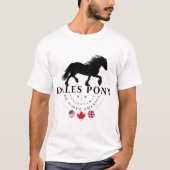Talpony, ein seltener britischer Entwurf T-Shirt (Vorderseite)
