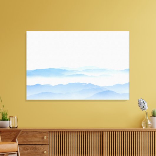 Talschichten Leinwanddruck (Insitu (Wohnzimmer))