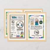 Taltra Wizard - Tantalum-Element Postkarte (Vorne/Hinten)