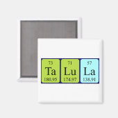 Talula Periodenmagnet-Magnet Magnet (Vorderseite/Rückseite)