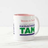 TAM Frauen im LKW-Zweitschiff-COFFEE-TASSE Zweifarbige Tasse (VorderseiteRechts)